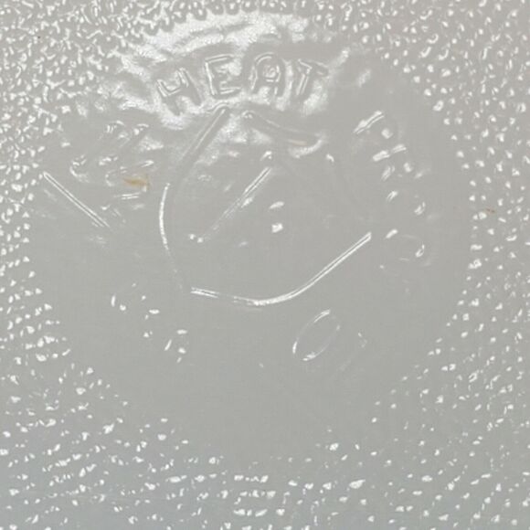 Vtg Federal Oven Proof White Milk Glass Lady Michelle Oblong Loaf Dish - Picture 9 of 10